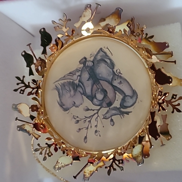 Vintage 1988 Hummel 24kt  Gold  finish Christmas ornaments collection Bundled 4 - Picture 10 of 10